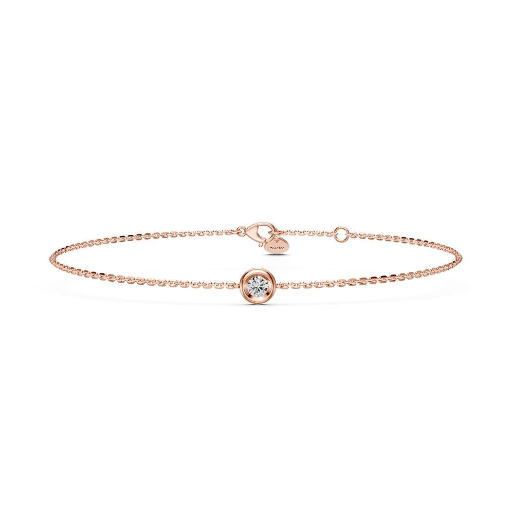 Diamond Bracelet in Rose Gold