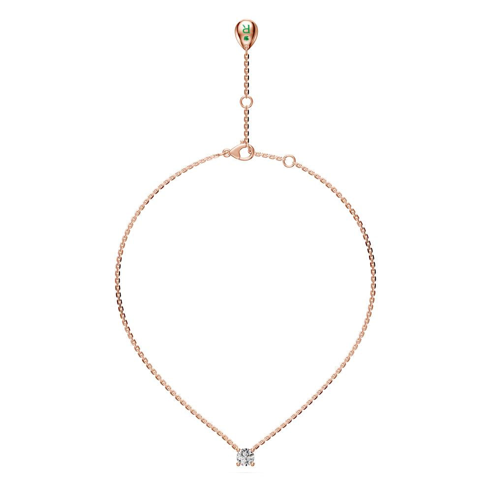 Diamond Necklace in Rose Gold