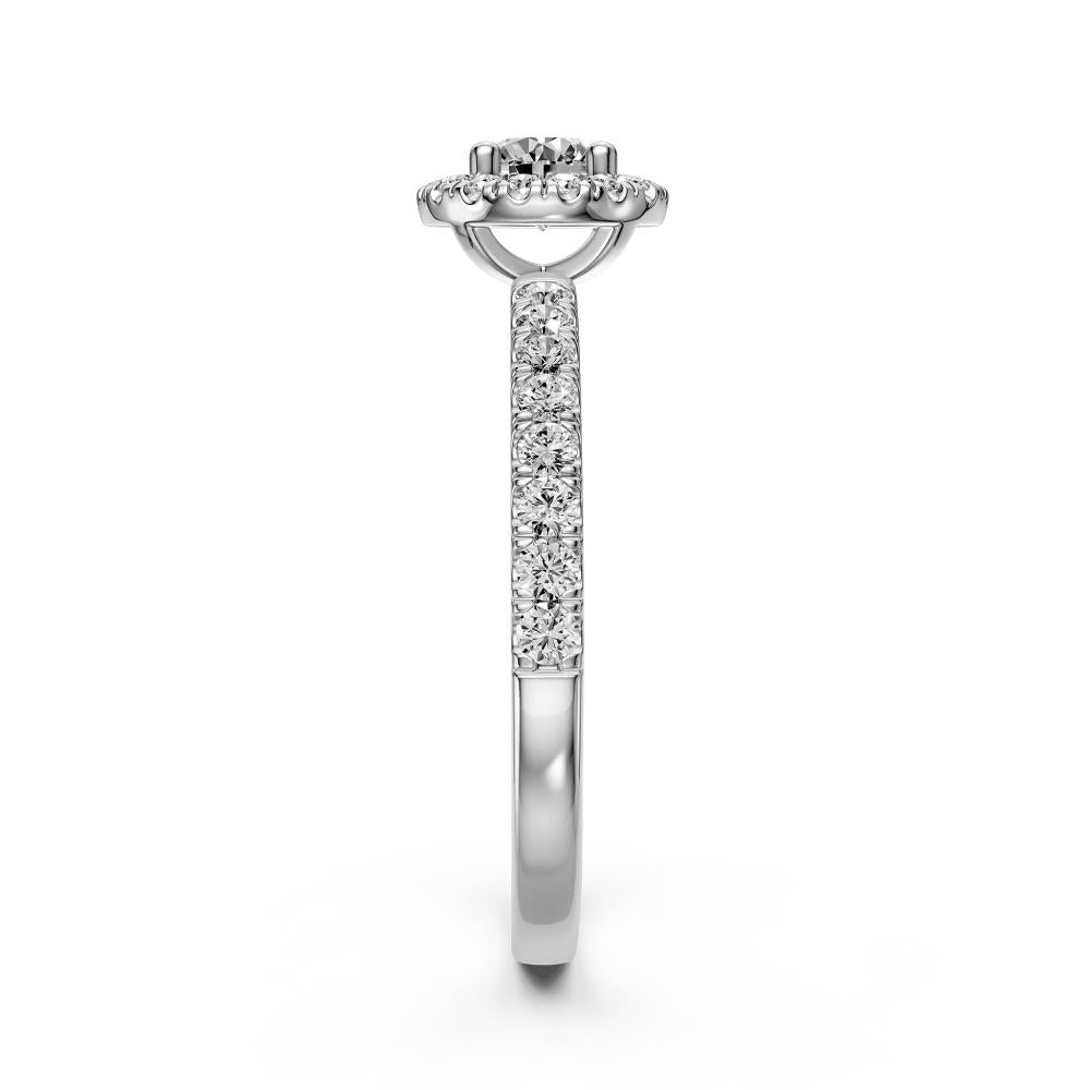 Diamond Ring in White Gold