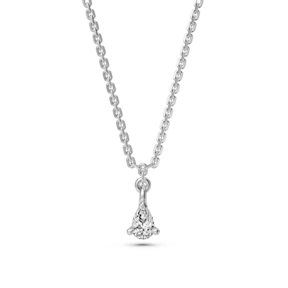 Diamond Necklace in White Gold