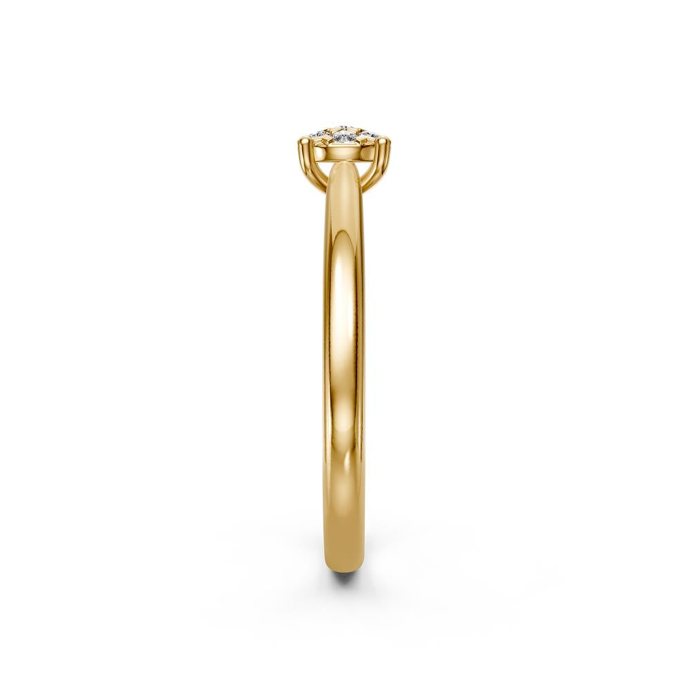 Classic Diamond Ring in Yellow Gold