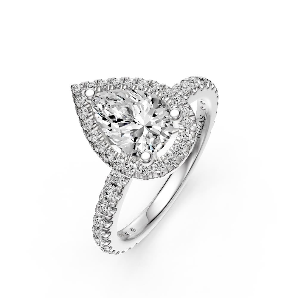 Diamond Ring in White Gold