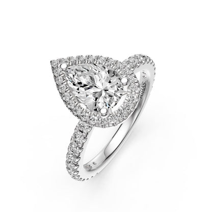 Diamond Ring in White Gold