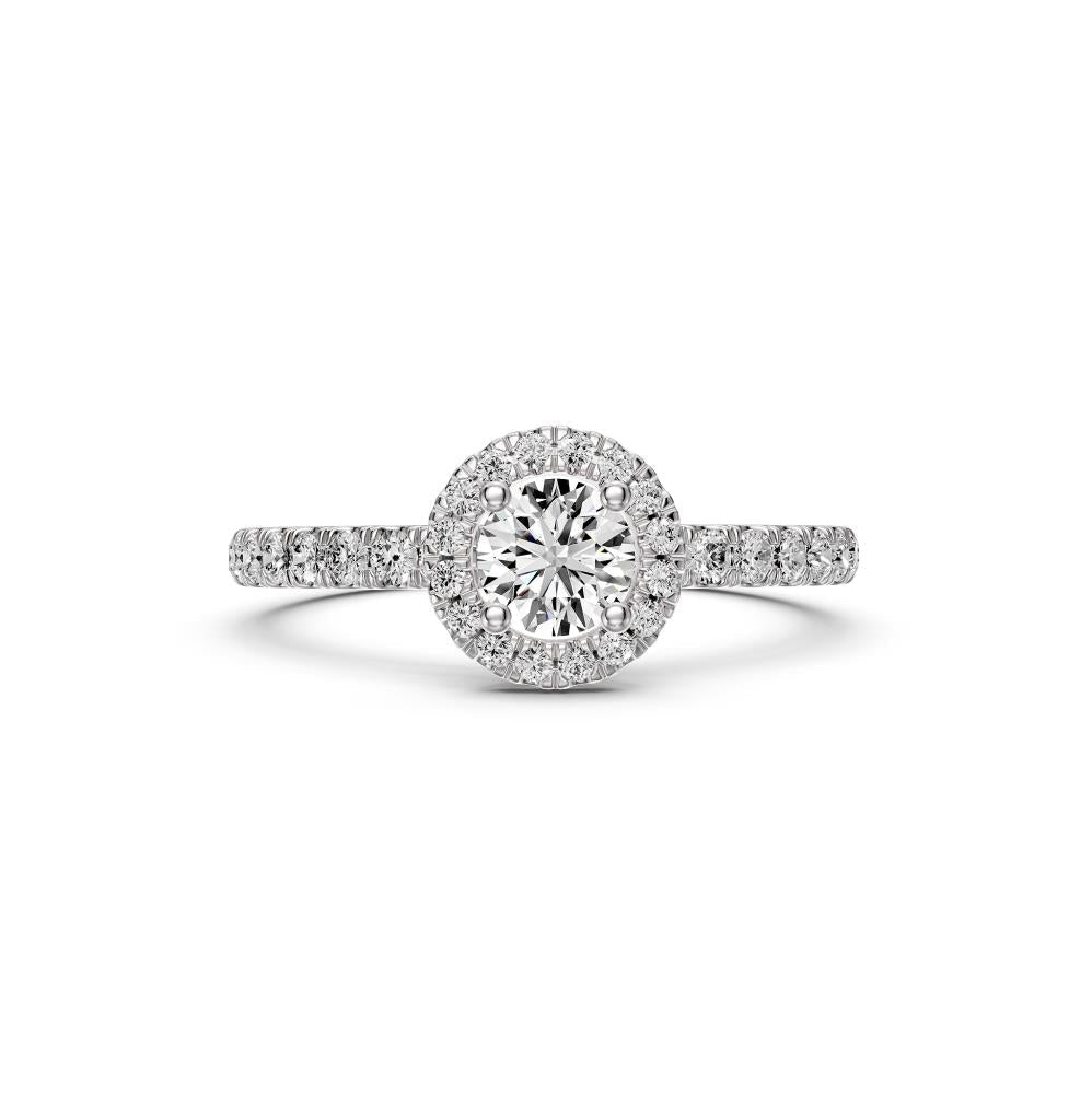 Diamond Ring in White Gold