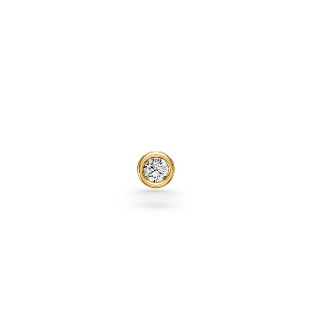 Diamond Piercing in Yellow Gold