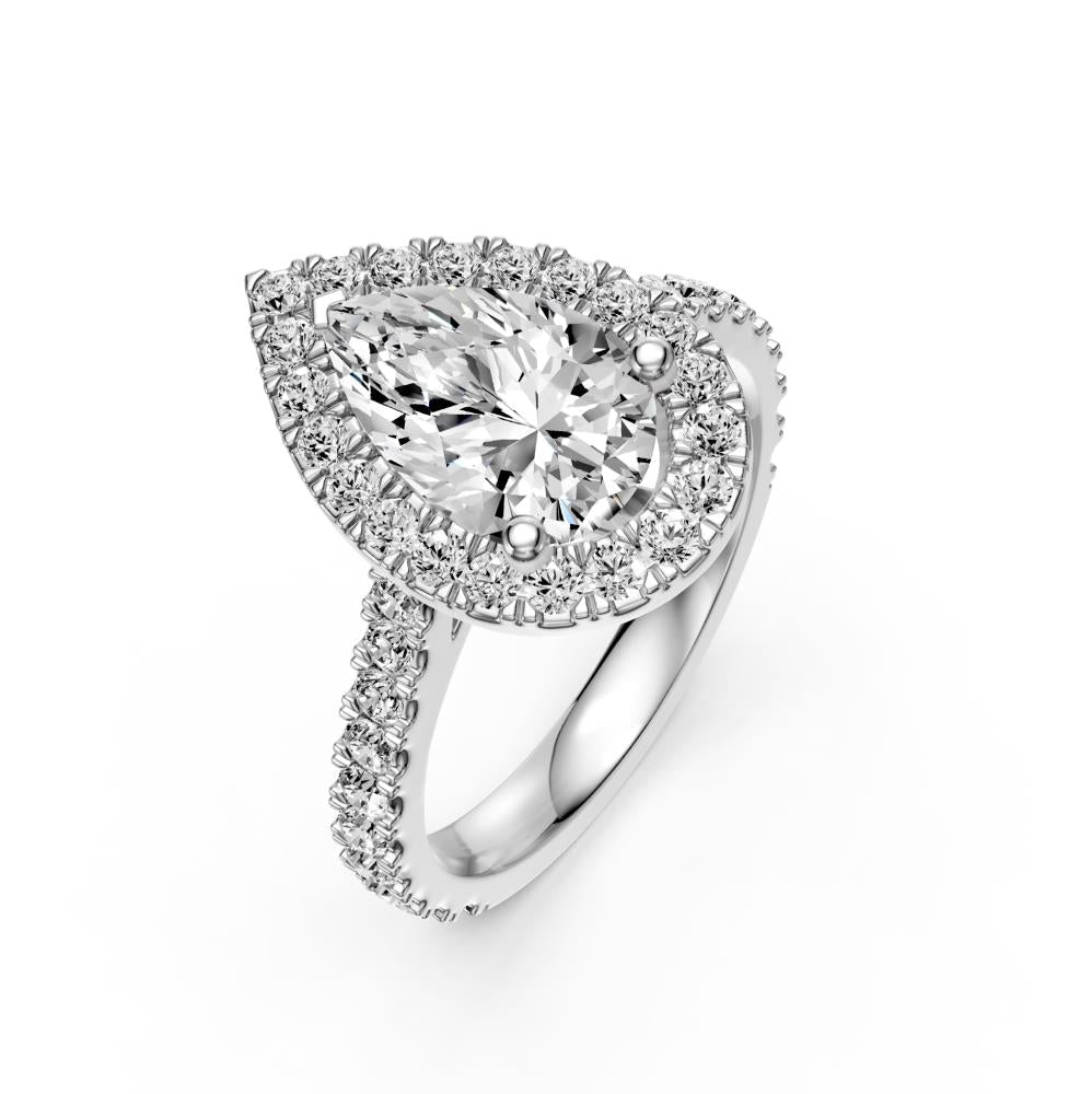 Diamond Ring in White Gold