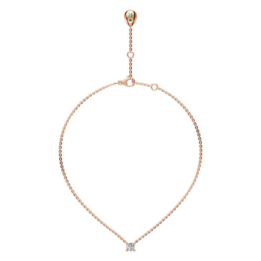 Diamond Necklace in Rose Gold