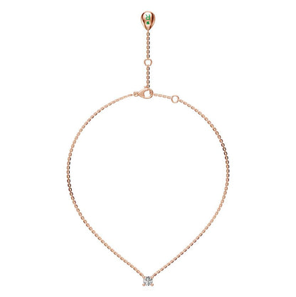 Diamond Necklace in Rose Gold