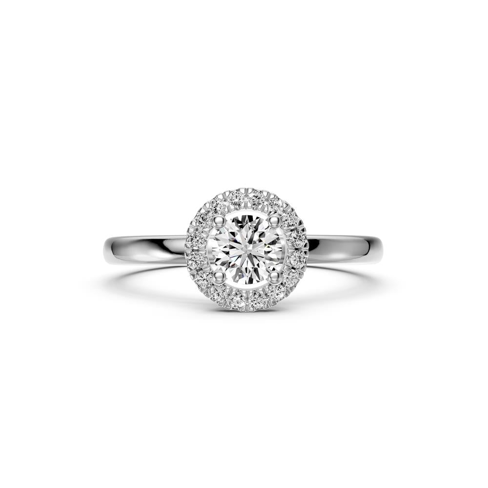 Diamond Ring in White Gold
