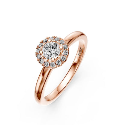 Diamond Ring in Rose Gold
