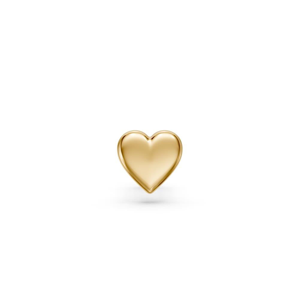 Heart Piercing in Yellow Gold