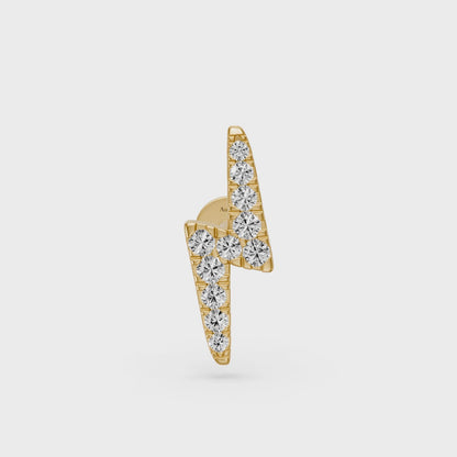 Piercing in Yellow Gold with Diamonds